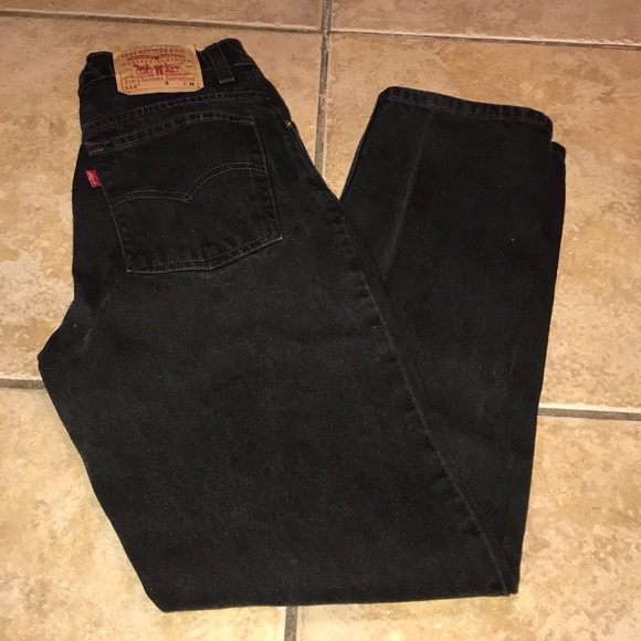 Levi's Denim - Levi’s 512 Vintage Black High Waisted Mom Jeans 27
